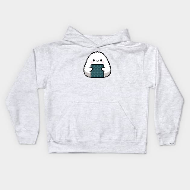 Onigiri Kawaii Kids Hoodie by kudasai